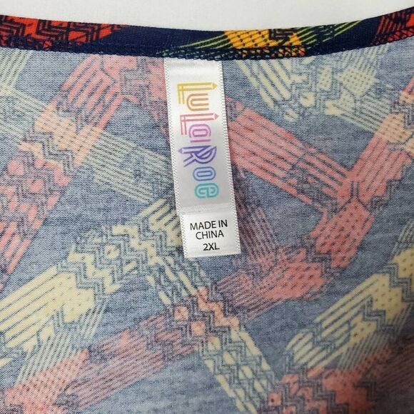 LulaRoe Size 2XL SS Top - Picture 3 of 5